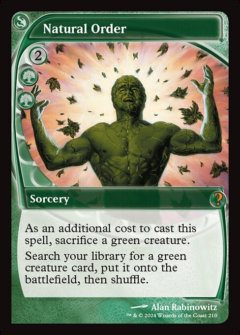 MB2: Natural Order (Future Sight) (Foil)