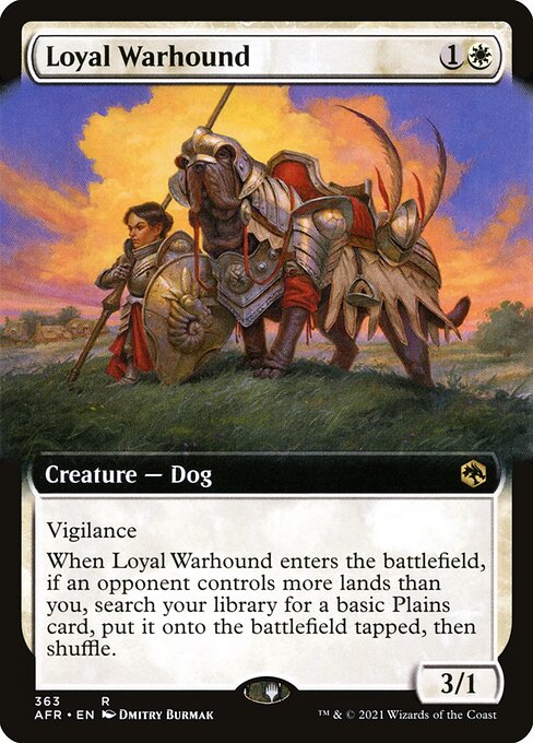 AFR: Loyal Warhound (Extended Art)