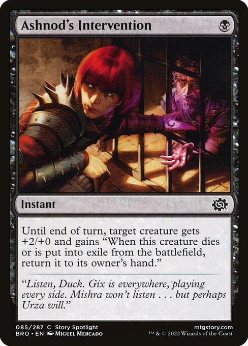 BRO: Ashnod's Intervention (Foil)