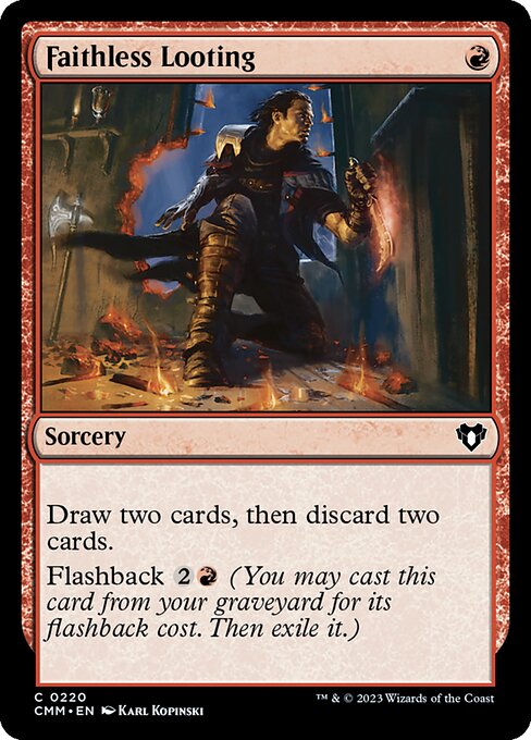 CMM: Faithless Looting (Foil)