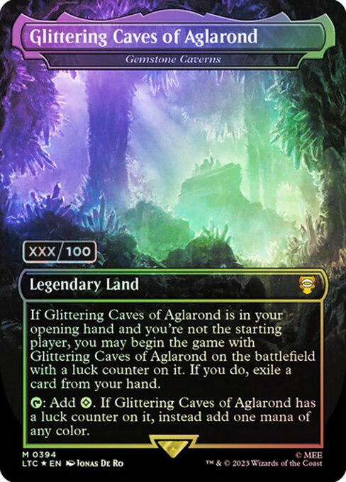 LTC: Glittering Caves of Aglarond - Gemstone Caverns (Serial Numbered) (Foil)