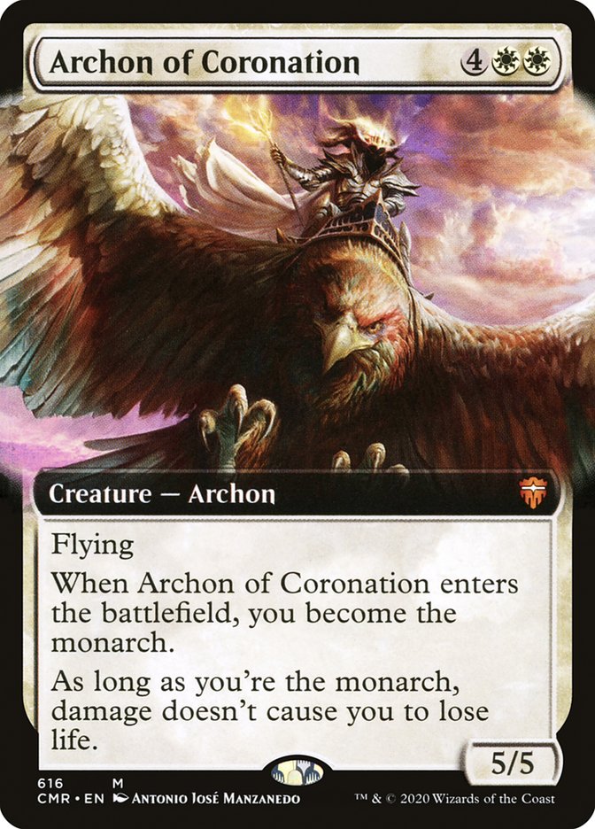 Archon of Coronation (Extended Art) [Foil] :: CMR