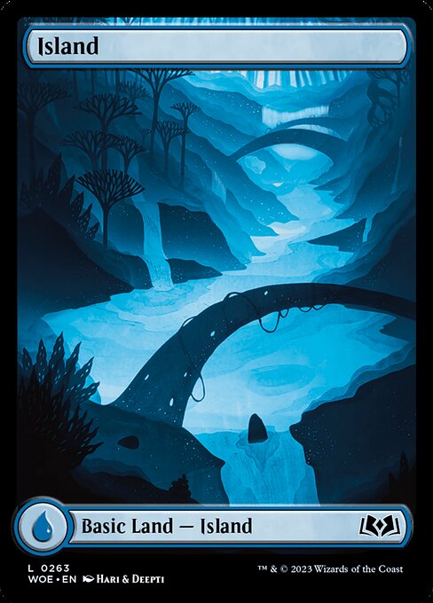 WOE: Island (0263) (Foil)