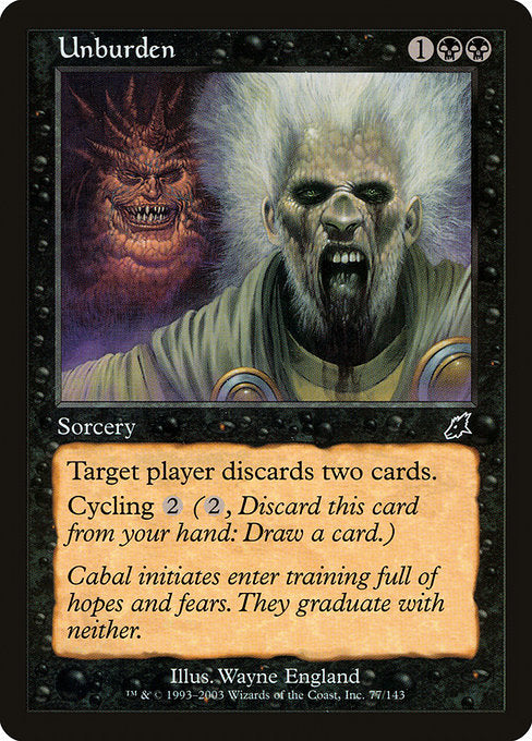 SCG: Unburden
