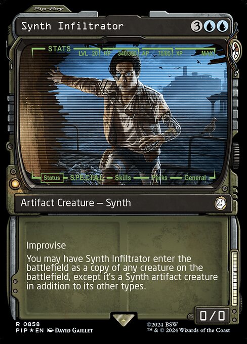 PIP: Synth Infiltrator (Showcase) (Surge Foil)