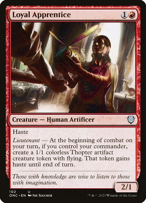 ONC: Loyal Apprentice