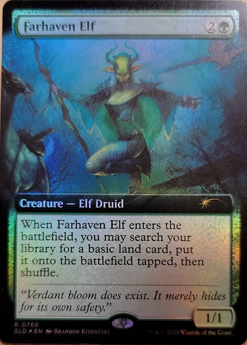 SLD: Farhaven Elf (Extended Art) (Foil)