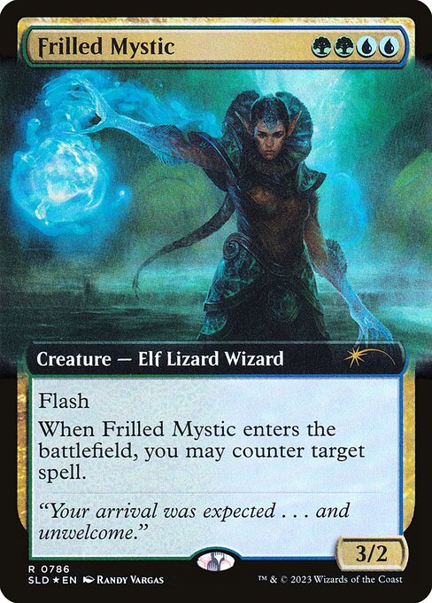 SLD: Frilled Mystic (Extended Art) (Foil)