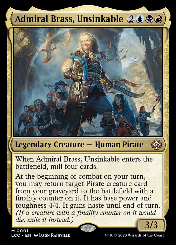 Admiral Brass, Unsinkable [Foil] :: LCC