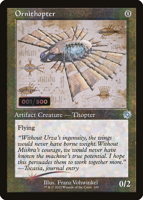 BRR: Ornithopter (Schematic) (Serial Numbered) (Foil)