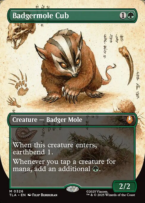 TLA: Badgermole Cub (Borderless) (Foil)