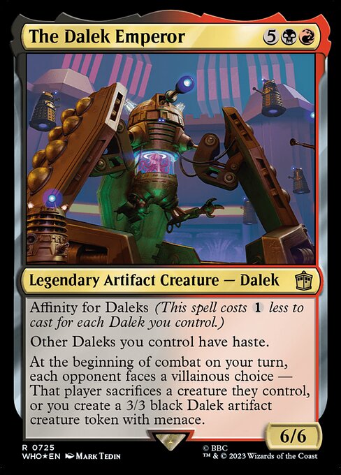 WHO: The Dalek Emperor (Surge Foil)
