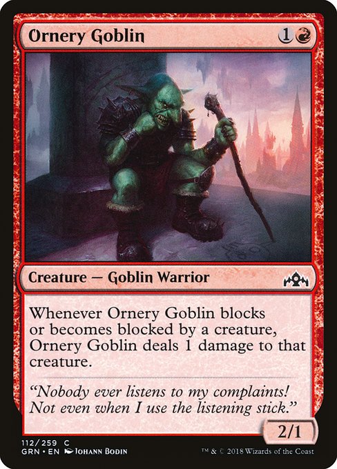 GRN: Ornery Goblin (Foil)