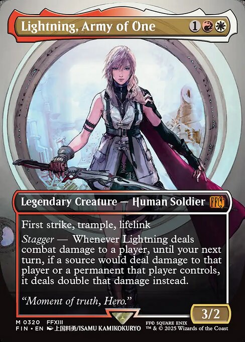 FIN: Lightning, Army of One (Borderless) (0320)