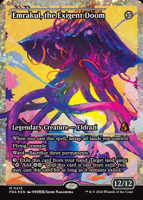 FRA: Emrakul, the Exigent Doom (Showcase) (Fracture Foil)