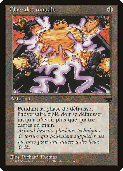 REN: Cursed Rack (French) - "Chevalet maudit"