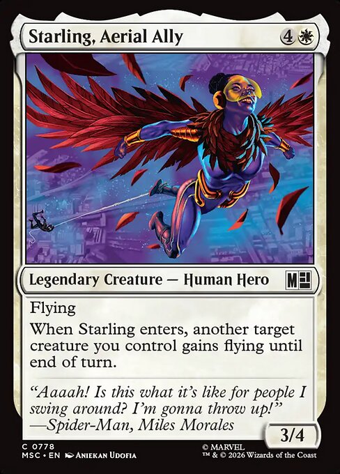 MSC: Starling, Aerial Ally