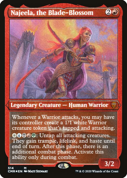 CMR: Najeela, the Blade-Blossom (Foil Etched)