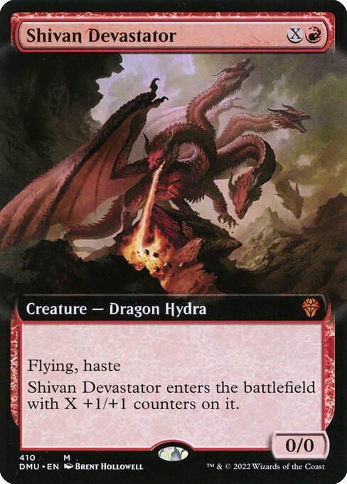DMU: Shivan Devastator (Extended Art) (Foil)