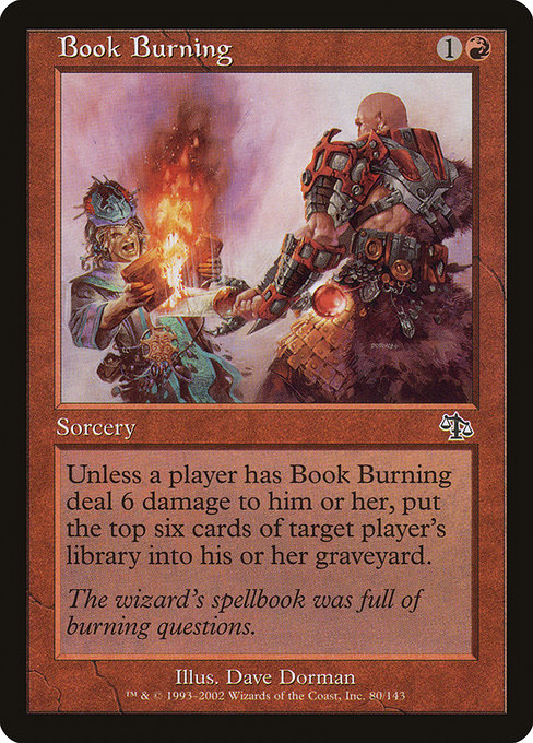 JUD: Book Burning (Foil)
