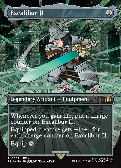 FIN: Excalibur II (Borderless) (Foil)