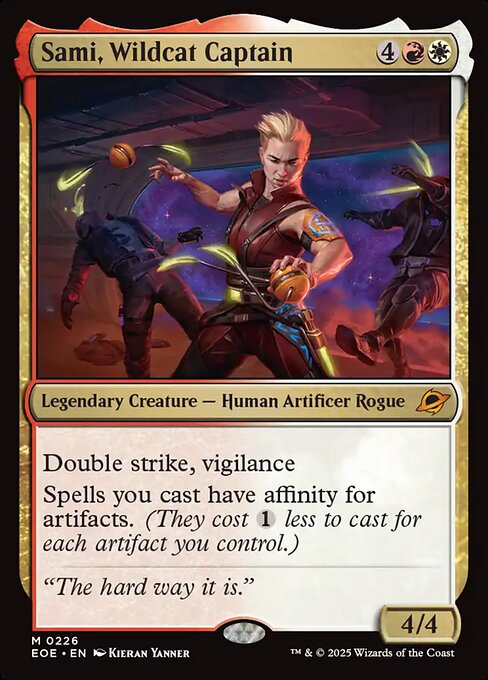 EOE: Sami, Wildcat Captain