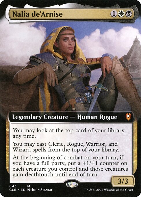 CLB: Nalia de'Arnise (Extended Art) (Foil)