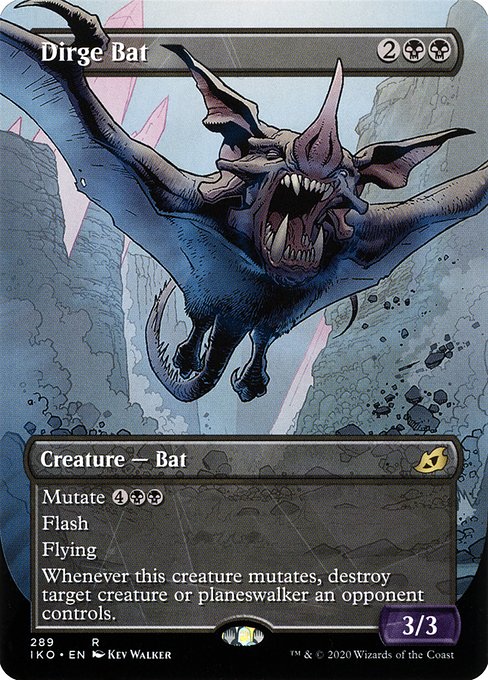 IKO: Dirge Bat (Showcase) (Foil)