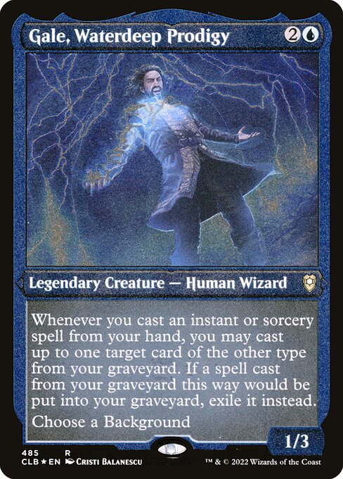 CLB: Gale, Waterdeep Prodigy (Foil Etched)
