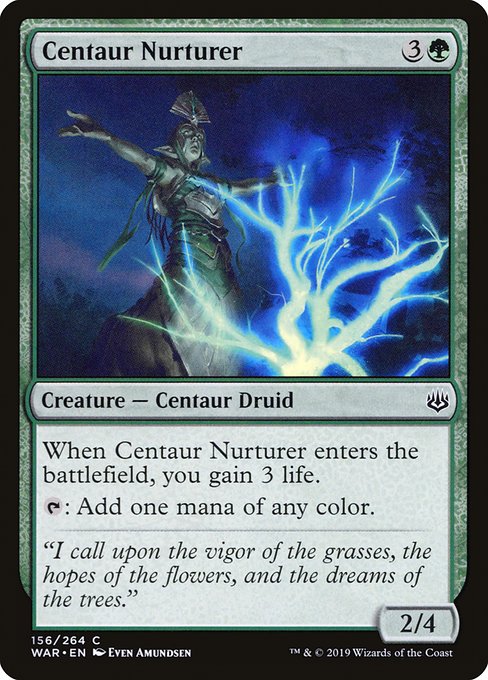 WAR: Centaur Nurturer (Foil)