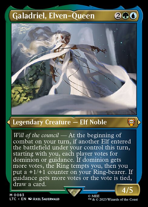 LTC: Galadriel, Elven-Queen (Display Commander) - Thick Stock