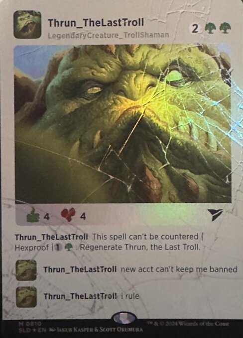 SLD: Thrun, the Last Troll (Rainbow Foil)