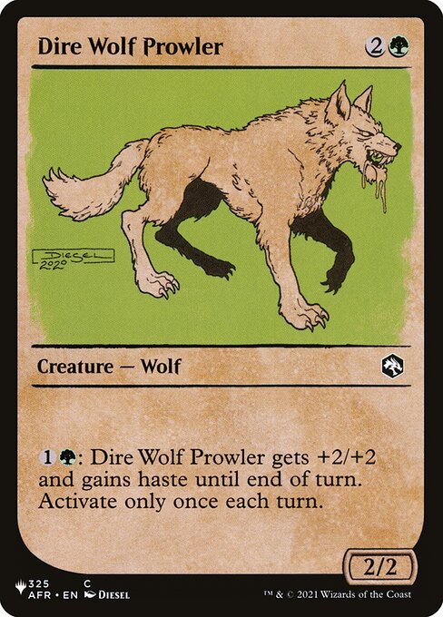 PLST: Dire Wolf Prowler (Showcase)