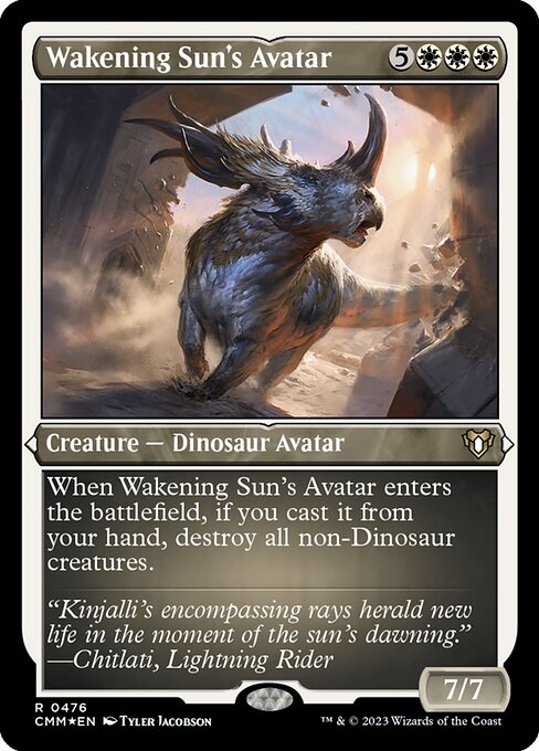 CMM: Wakening Sun's Avatar (Foil Etched)