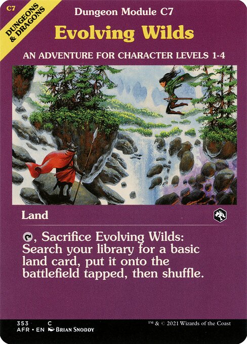 AFR: Evolving Wilds (Dungeon Module)