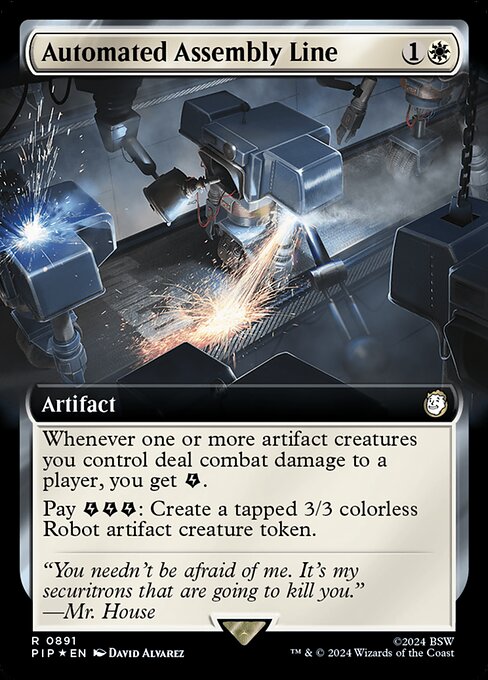 PIP: Automated Assembly Line (Extended Art) (Surge Foil)