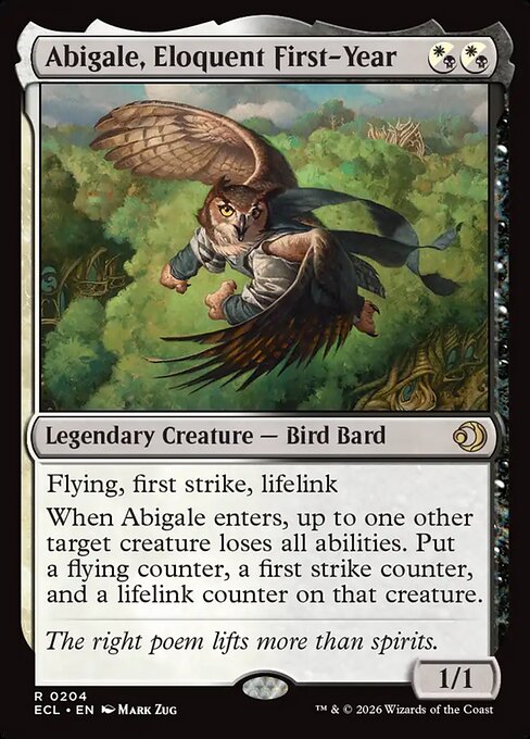 ECL: Abigale, Eloquent First-Year (Foil)