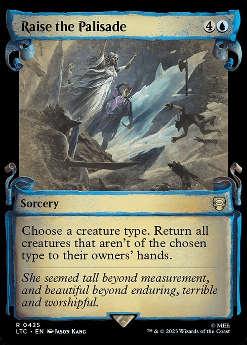 LTC: Raise the Palisade (Showcase Scrolls) (Foil)