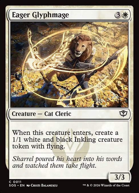 SOS: Eager Glyphmage (Foil)