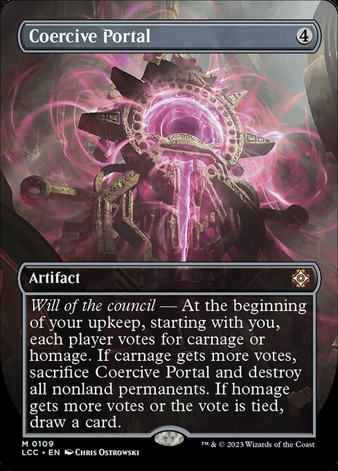 LCC: Coercive Portal (Borderless) (Foil)