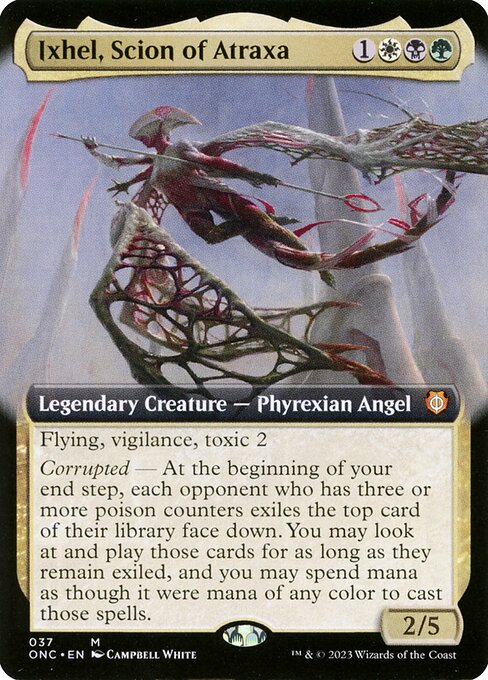 ONC: Ixhel, Scion of Atraxa (Extended Art) (Foil)