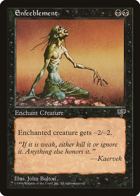 MIR: Enfeeblement