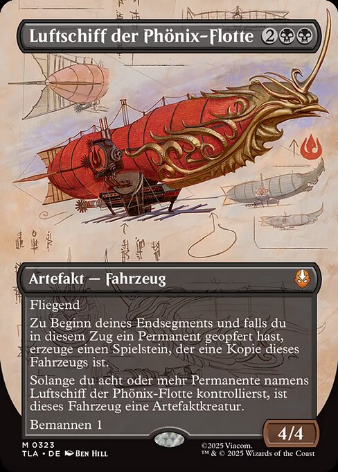 TLA: Phoenix Fleet Airship (Borderless) (Foil)