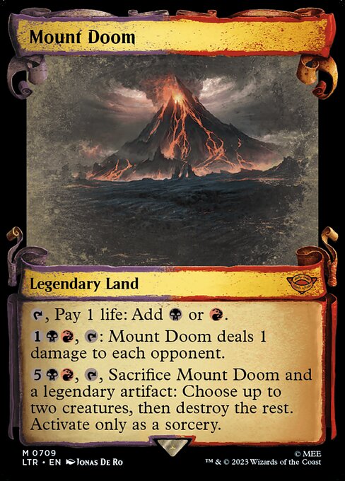 LTR: Mount Doom (Showcase Scrolls) (Foil)