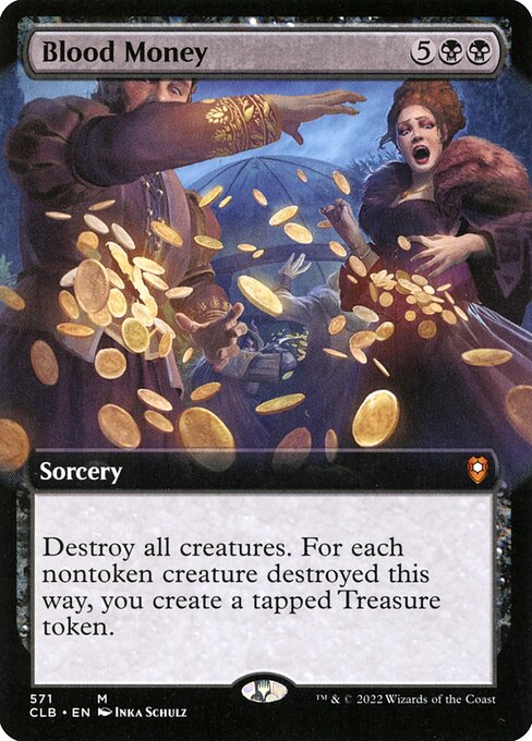 CLB: Blood Money (Extended Art) (Foil)