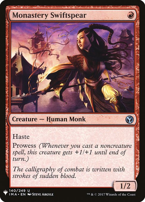 PLST: Monastery Swiftspear