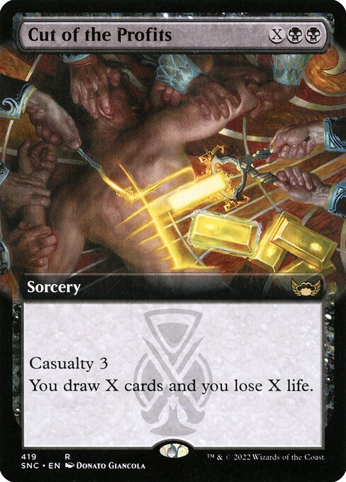 SNC: Cut of the Profits (Extended Art) (Foil)