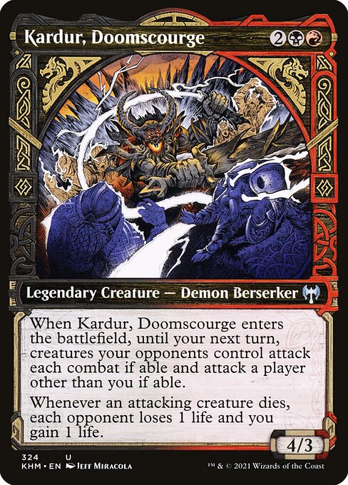 KHM: Kardur, Doomscourge (Showcase) (Foil)