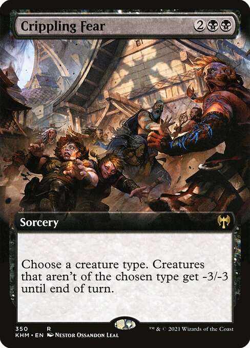 KHM: Crippling Fear (Extended Art) (Foil)