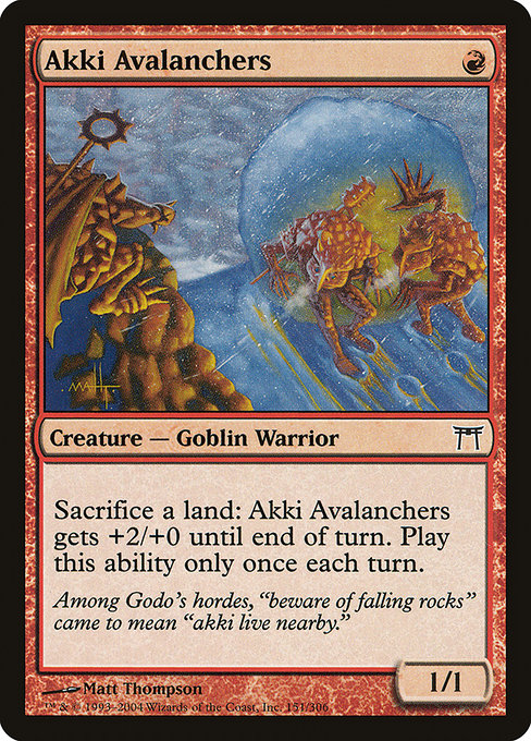 CHK: Akki Avalanchers (Foil)